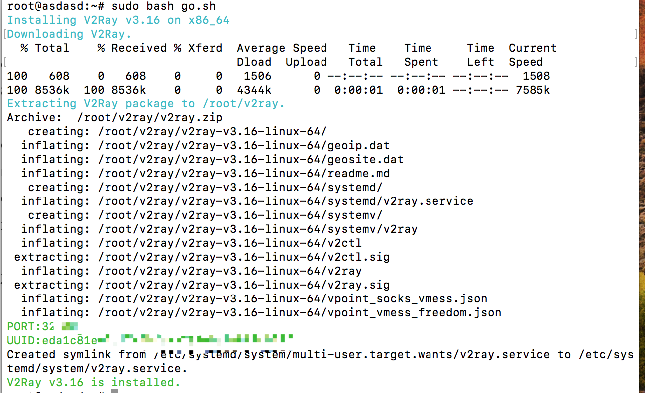 V2ray在Debian-8.0系统中的安装教程，网上的SS一键脚本怎么也安装不上，只好选择V2ray