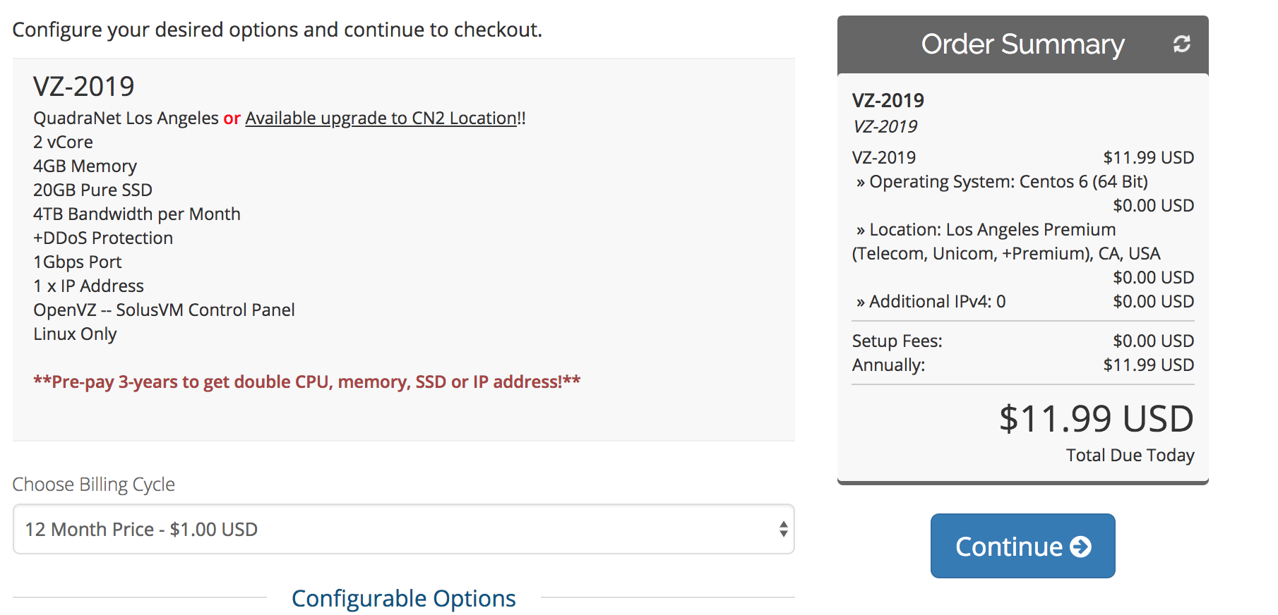 便宜VPS #HiFormance便宜VPS OpenVZ 虚拟化- 亚洲优化 洛杉矶 QuadraNet机房-4GB内存-20GB SSD 年付11.99美元