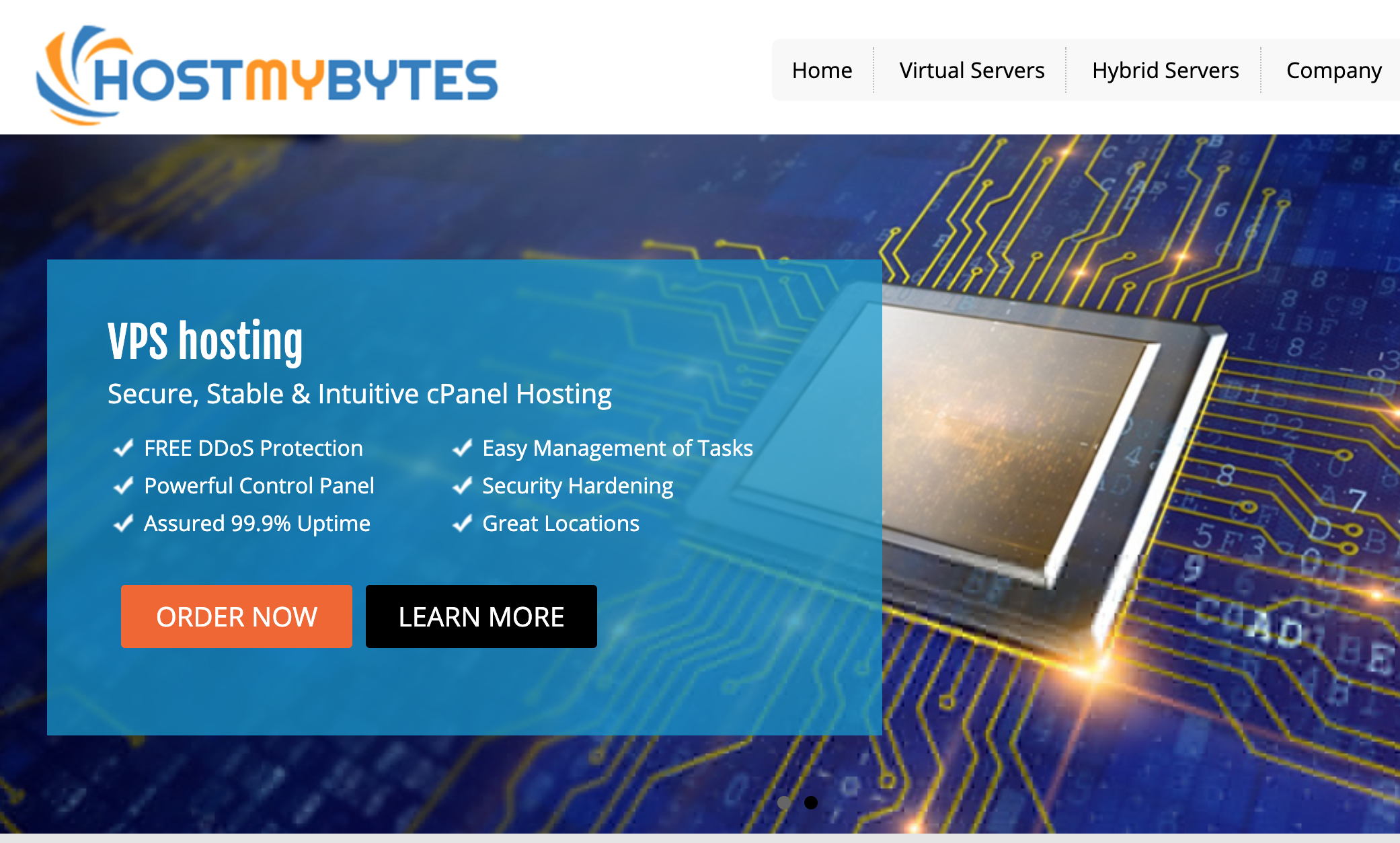 HostMyBytes洛杉矶年付18美元KVM VPS，1GB内存，25GB存储，2.5T月流量，支持IPv6，HostMyBytes优惠码