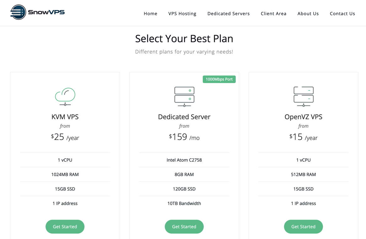 SnowVPS年付21美元达拉斯OpenVZ虚拟化-SSD VPS 3GB内存 50GB存储 5TB月流量，SnowVPS最新优惠信息